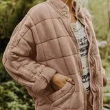 Modinzi Blush Pink / 6 Echo Ridge – Quilted Zip Jacket