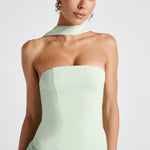 Modinzi Eclipse Drama – Lace-Up Maxi Dress