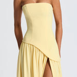 Modinzi Eclipse Drama – Lace-Up Maxi Dress