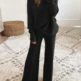 Modinzi black / 6 (XS) Elara Ease – Off-Shoulder Lounge Set