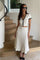 Modinzi White / 6 (XS) Emelia Mariah – Contrast Knit Midi Set
