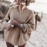Evie Drift – Relaxed Ribbed Knit Pullover