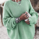 Evie Drift – Relaxed Ribbed Knit Pullover