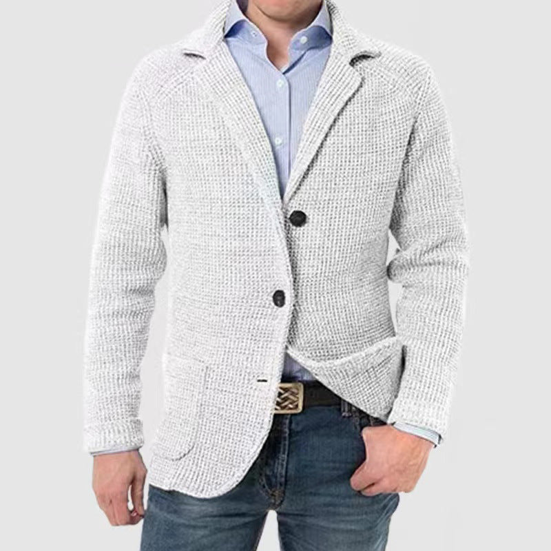 Liam - Elegant long-sleeved jacket with chapel pocket