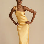 Modinzi Golden Hour – Backless Tie Maxi Dress