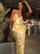 Modinzi Maxi dress Gold / 6 (XS) Golden Hour Satin Maxi Dress – Backless Metallic Slip Gown