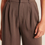 Modinzi Harbour Fold – Pleated Wide-Leg Trouser