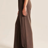 Modinzi Harbour Fold – Pleated Wide-Leg Trouser