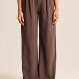 Modinzi Harbour Fold – Pleated Wide-Leg Trouser