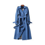 Modinzi Blue / 6 Heritage Classic – Double-Breasted Trench Coat