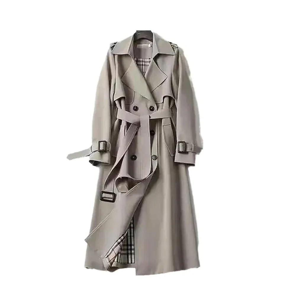 Modinzi Khaki / 6 Heritage Classic – Double-Breasted Trench Coat