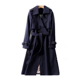 Modinzi Navy Blue / 6 Heritage Classic – Double-Breasted Trench Coat