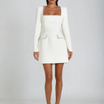 Modinzi White / 6 (XS) Ivonne Pearl – Tweed Mini Dress