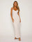 Modinzi White / 6 Ivory Elegance – Lace Column Dress