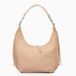 Modinzi Beige Liora Curve – Woven Shoulder Bag