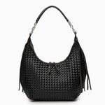 Modinzi black Liora Curve – Woven Shoulder Bag