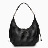 Modinzi black Liora Curve – Woven Shoulder Bag