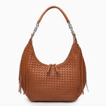Modinzi Brown Liora Curve – Woven Shoulder Bag