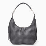 Modinzi Grey Liora Curve – Woven Shoulder Bag