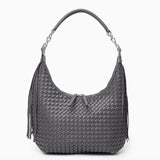 Modinzi Grey Liora Curve – Woven Shoulder Bag