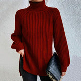 Loren Muse – Chunky Rib Turtleneck Sweater