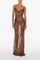 Modinzi Animal / 6 (XS) Lucent Wild – Cowl Neck Evening Dress