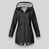Harbour Line – Drawcord Hooded Rain Jacket
