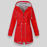 Harbour Line – Drawcord Hooded Rain Jacket