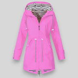 Harbour Line – Drawcord Hooded Rain Jacket