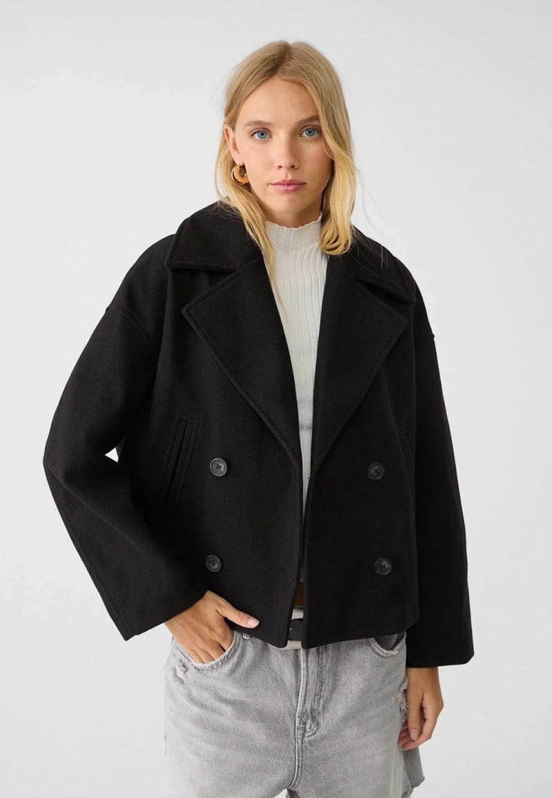 Modinzi black / 6 Manor Classic – Double-Breasted Peacoat