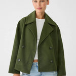 Modinzi Green / 6 Manor Classic – Double-Breasted Peacoat