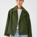 Modinzi Green / 6 Manor Classic – Double-Breasted Peacoat