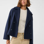 Modinzi Navy Blue / 6 Manor Classic – Double-Breasted Peacoat