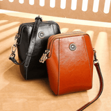 Chic Small Leather Shoulderbag