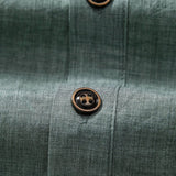 Modinzi mens set Men’s Casual Linen Set – Short Sleeve Shirt and Elastic Waist Pants