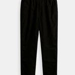 Modinzi Men Trousers black / S Men’s Elastic Waist Smart Casual Trousers – Relaxed Fit Cotton Blend Pants