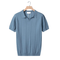 Modinzi mens Shirts Blue / S Men’s Lightweight Knitted Polo Shirt – Soft Short Sleeve Casual Top