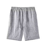 Modinzi mens Shorts Grey / S Men’s Linen Drawstring Shorts – Lightweight Casual Summer Shorts