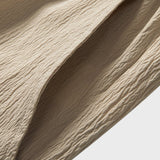 Modinzi mens set Men’s Linen Short Sleeve Shirt and Casual Trousers Set – Lightweight Summer Outfit