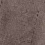 Modinzi men Shirts Men’s Mandarin Collar Linen Shirt – Short Sleeve Lightweight Summer Top