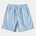 Modinzi mens set Men’s Ribbed Short Sleeve Shirt and Shorts Set – Casual Outfit