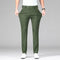 Modinzi Men Trousers Green / 32 Men’s Stretch Slim-Fit Trousers – Lightweight Business Casual Pants