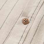 Modinzi mens set Men’s Striped Short Sleeve Shirt and Casual Pants Set – Lightweight Two-Piece Outfit