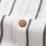 Modinzi mens set Men’s Striped Short Sleeve Shirt and Linen Pants Set – Relaxed Summer Outfit