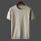 Modinzi mens Shirts Beige / S Men’s Textured Knit Short Sleeve Top – Lightweight Crew Neck Pullover