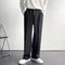 Modinzi Mens Trousers black / S Men’s Wide-Leg Pleated Trousers – Modern Relaxed Fit Dress Pants