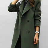 Modinzi Earthy Green / 6 Meridian Modern – Oversized Blazer Coat