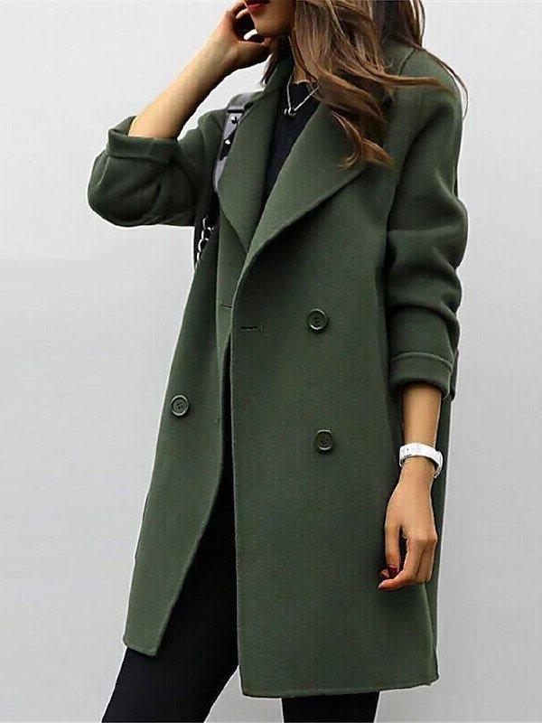 Modinzi Earthy Green / 6 Meridian Modern – Oversized Blazer Coat
