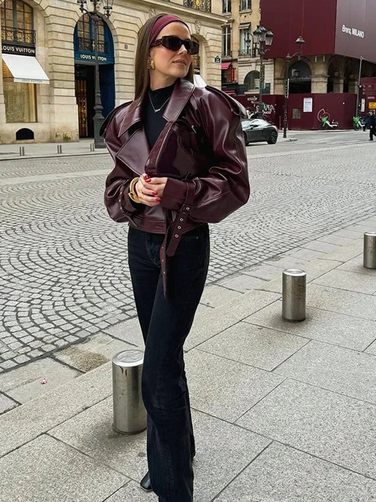 Modinzi Monarch Frame – Oversized Leather Jacket