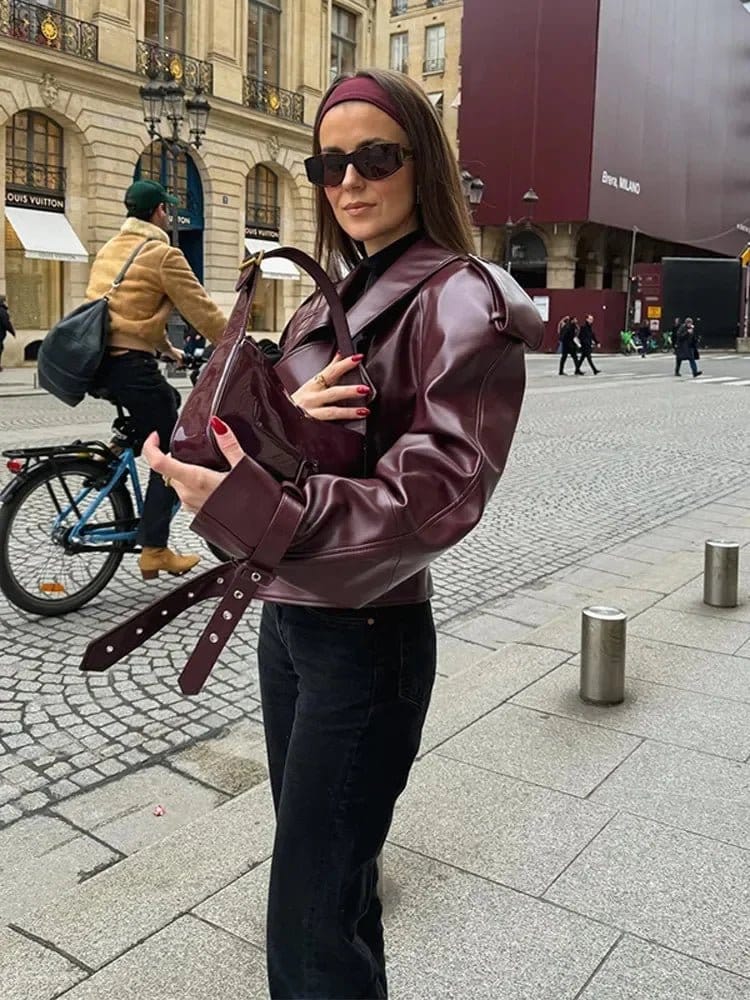 Modinzi Monarch Frame – Oversized Leather Jacket